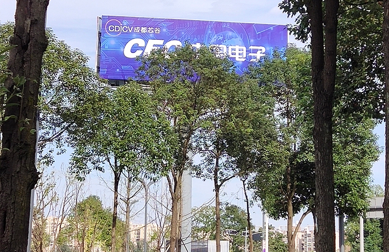 單立柱廣告